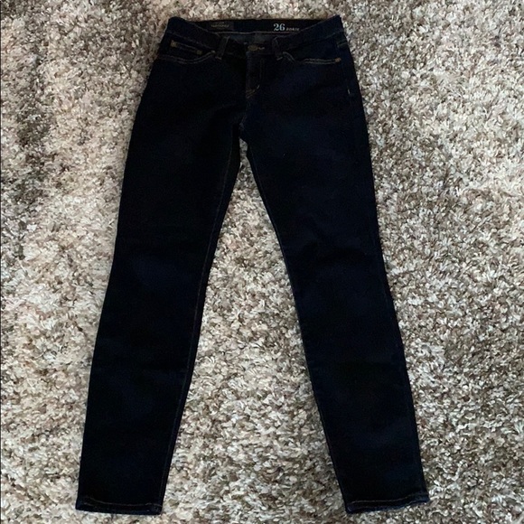 J Crew Toothpick Ankle low rise jeans